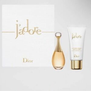 Dior J'adore Deluxe Travel Mini - 0.17 oz & Beautifying Body Milk" - 0.67 oz